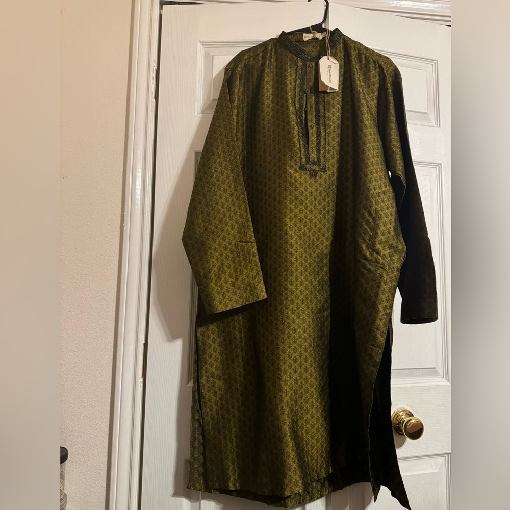 Green Men’s Kurta